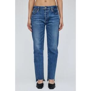 Moussy Vintage Harris Straight Step Hem Jeans